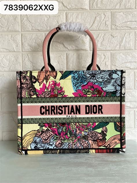 christian dior floral tote bag|christian dior personalized tote.